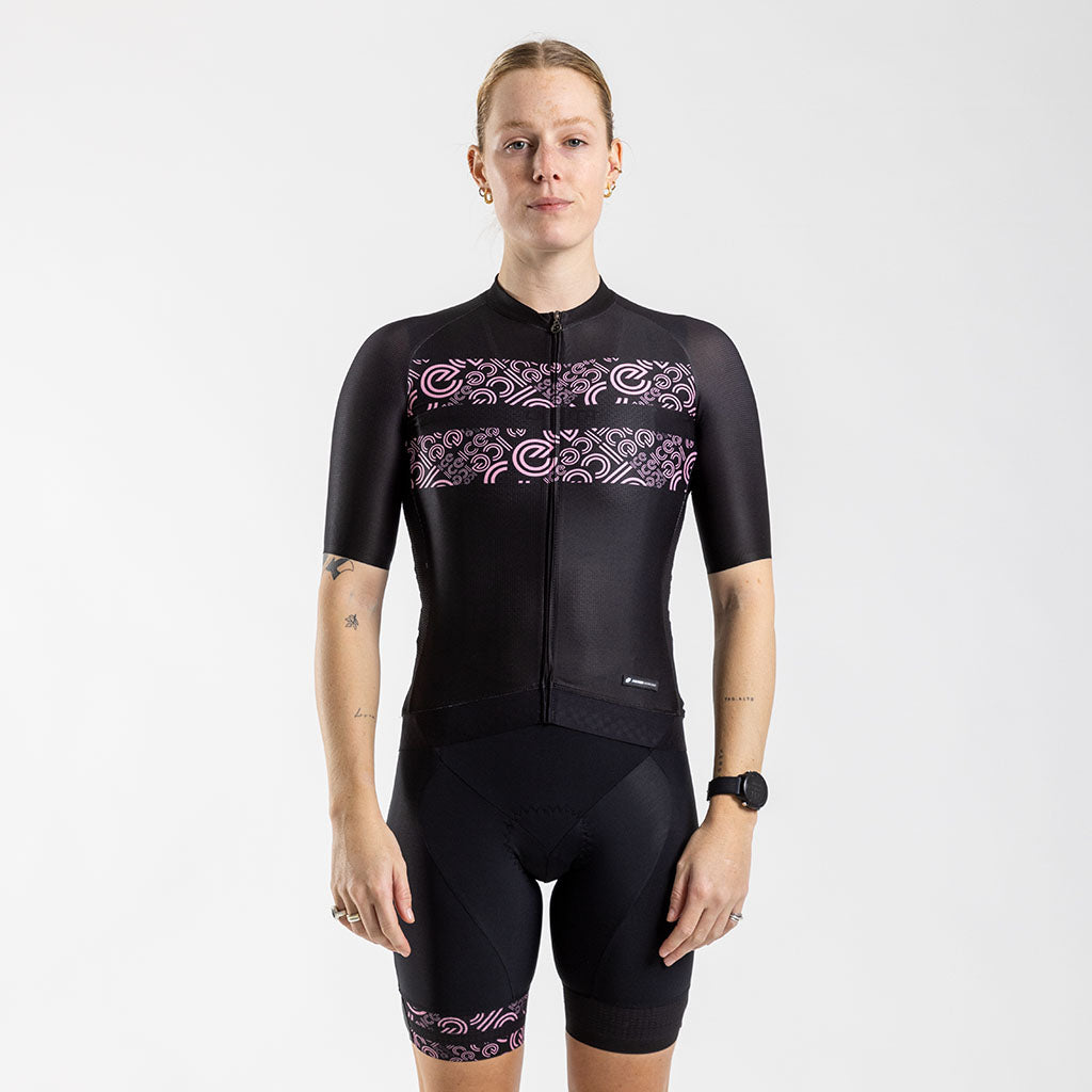 ICE Women's Race Fit 2.0 Jersey Pink