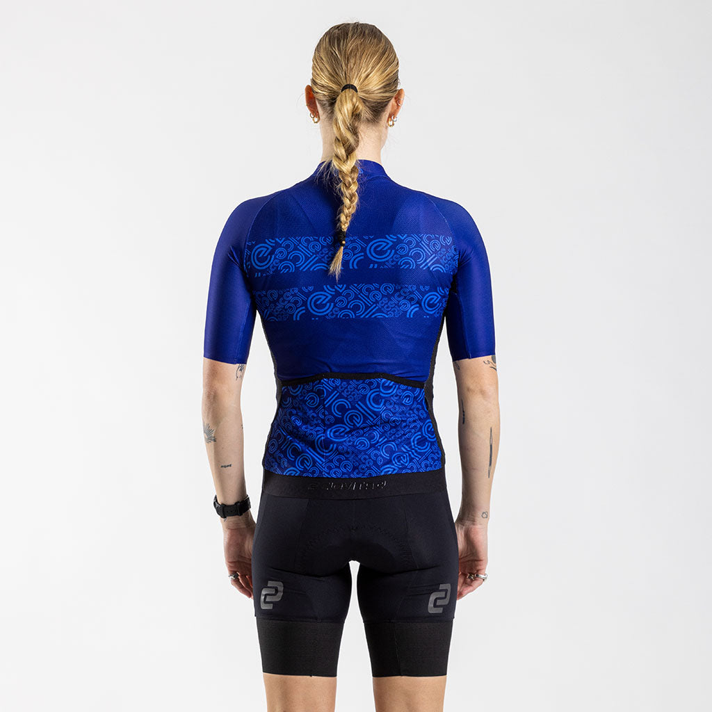 ICE Women's Race Fit 2.0 Jersey Blue